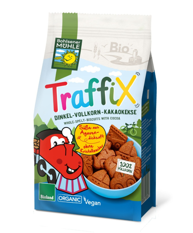 PROBIO Keksy špaldovo-kakaové celozrnné Autíčka BIO 125 g