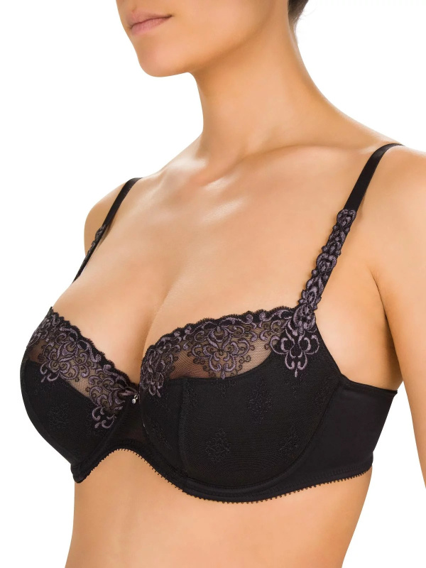 Dámská Conturelle Tiffany balkonová podprsenka 807821 - Felina černá 80A