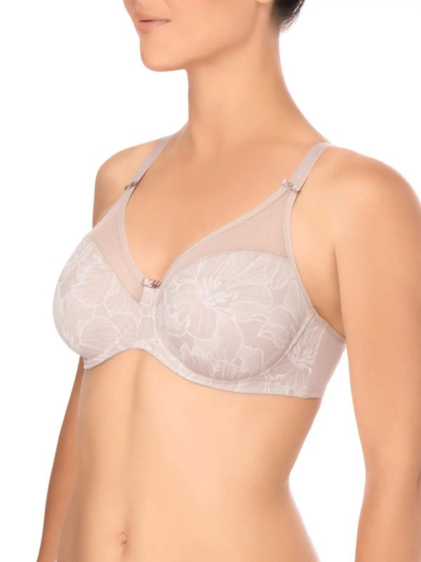 Dámská podprsenka 202288 434 light taupe bloom - Felina pudrová růže 85C