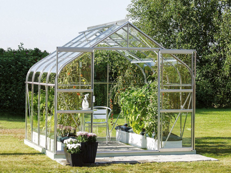 Vitavia Zahradní skleník Dione (6,7 m², hliník eloxovaný)