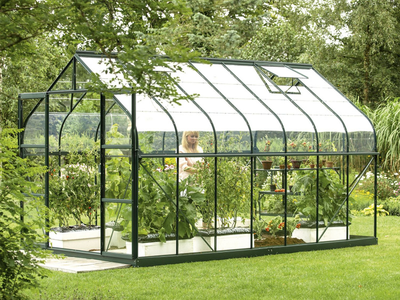 Vitavia Zahradní skleník Dione (11,5 m², smaragdová)