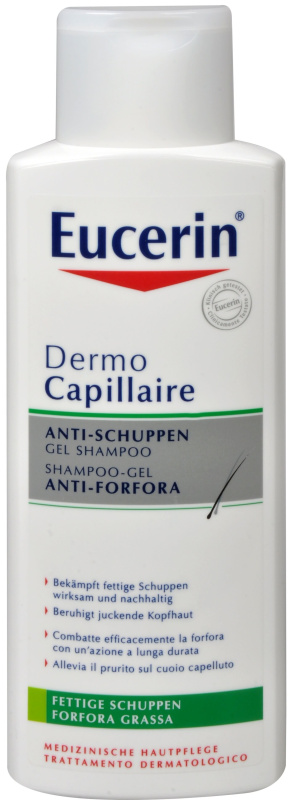 Eucerin DermoCapillaire šampon proti mastným lupům 250 ml