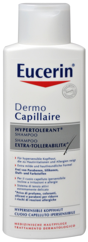 Eucerin DermoCapillaire hypertolerantní šampon pro podrážděnou pokožku 250 ml