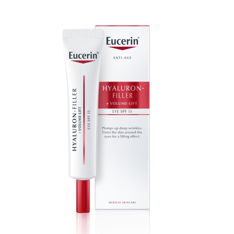 Eucerin Hyaluron-Filler + Volume-Lift oční liftingový krém SPF 15 15 ml