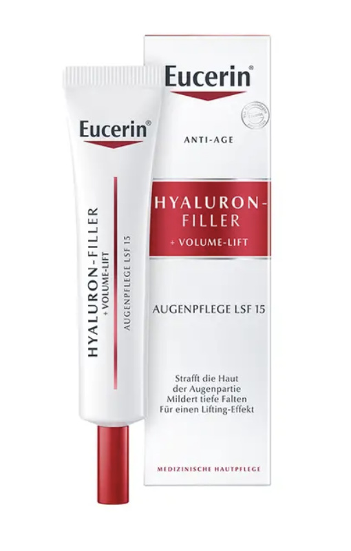 Eucerin Hyaluron-Filler + Volume-Lift oční liftingový krém SPF 15 15 ml