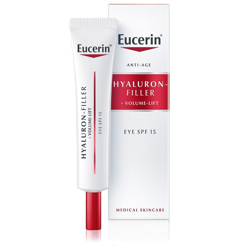 Eucerin Hyaluron-Filler + Volume-Lift oční liftingový krém SPF 15 15 ml