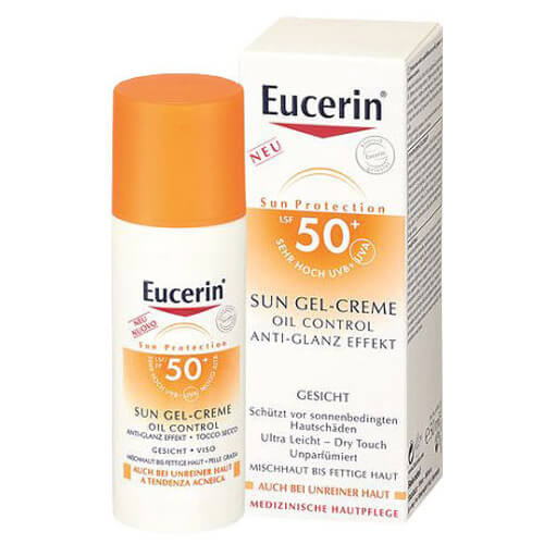 Eucerin Sun Oil Control ochranný krémový gel na obličej SPF 50+ 50 ml