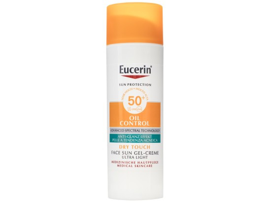 Eucerin Sun Oil Control ochranný krémový gel na obličej SPF 50+ 50 ml