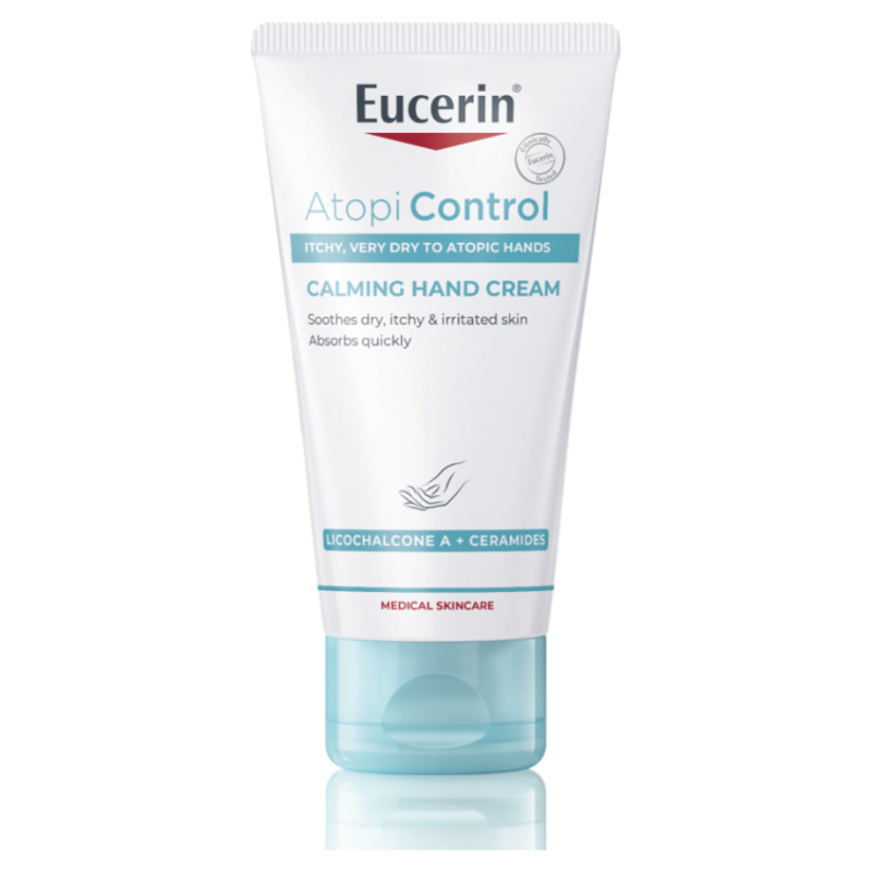 Eucerin AtopiControl krém na ruce pro suchou až atopickou pokožku s extraktem z ovsa 75 ml