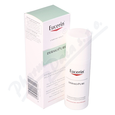 Eucerin DermoPure zklidňující krém při dermatologické léčbě akné 50 ml