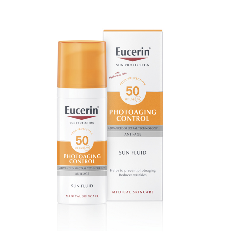 EUCERIN Sun Photoaging Control Opalovací emulze na obličej SPF50 50 ml