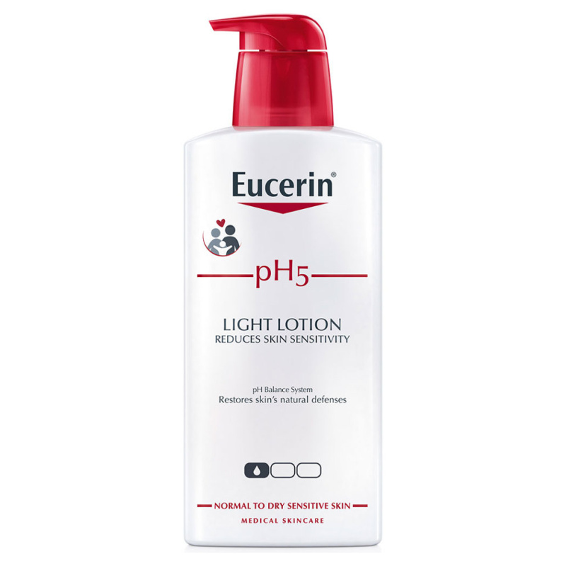 Eucerin pH5 lehké tělové mléko pro suchou a citlivou pokožku 400 ml