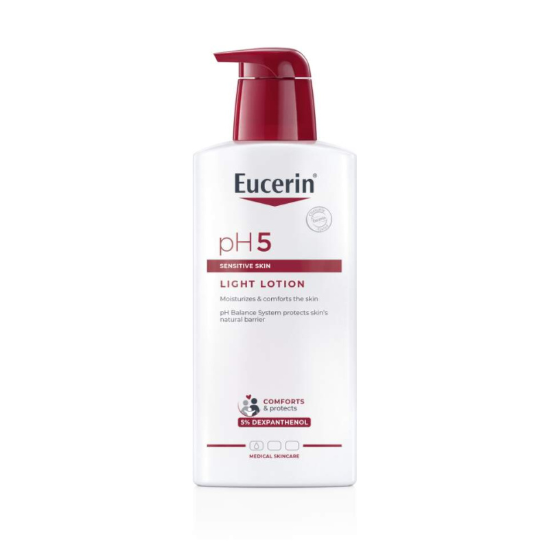 Eucerin pH5 lehké tělové mléko pro suchou a citlivou pokožku 400 ml