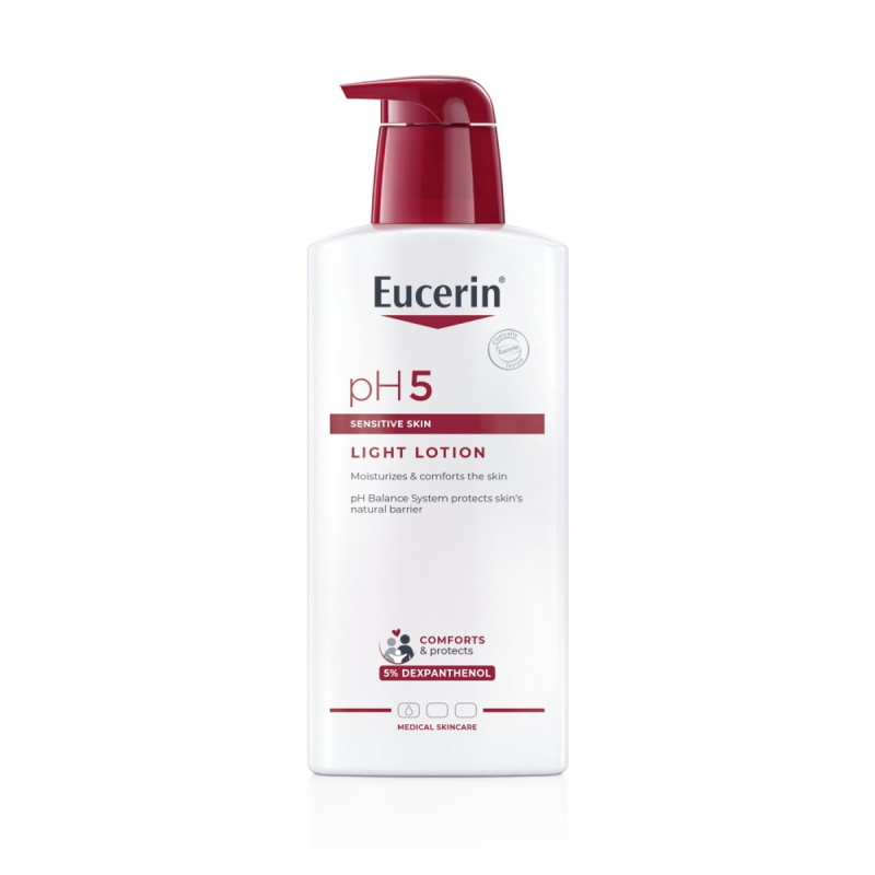 Eucerin pH5 lehké tělové mléko pro suchou a citlivou pokožku 400 ml