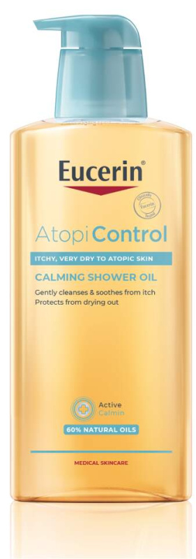 Eucerin AtopiControl sprch.olej suchá zarud.400ml