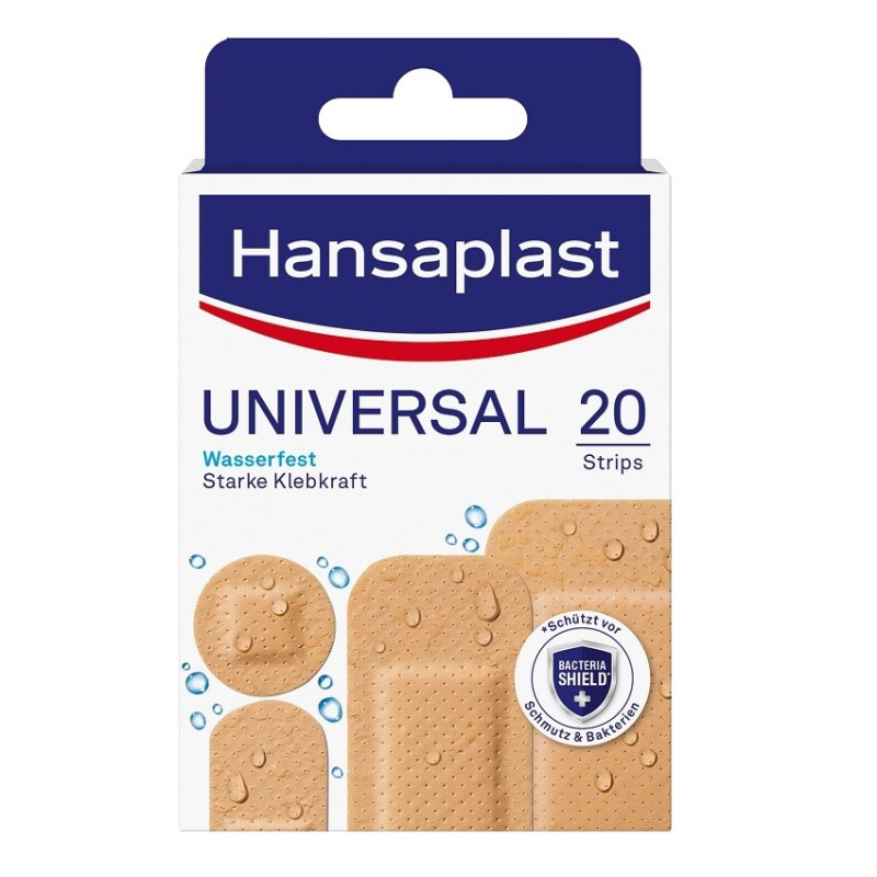 HANSAPLAST Náplast voděodolná universal 20 ks