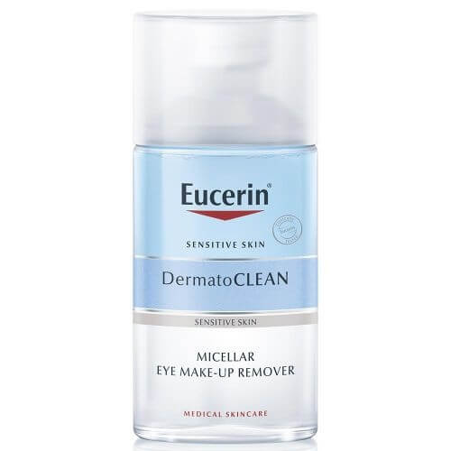 Eucerin DermatoClean dvoufázový odličovač očního make-upu 125 ml