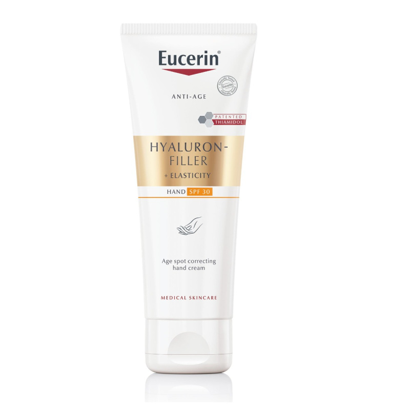 Eucerin Hyaluron-Filler + Elasticity krém na ruce proti pigmentovým skvrnám SPF 30 75 ml