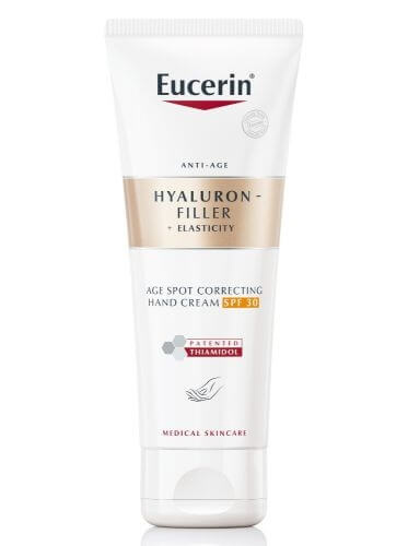 Eucerin Hyaluron-Filler + Elasticity krém na ruce proti pigmentovým skvrnám SPF 30 75 ml
