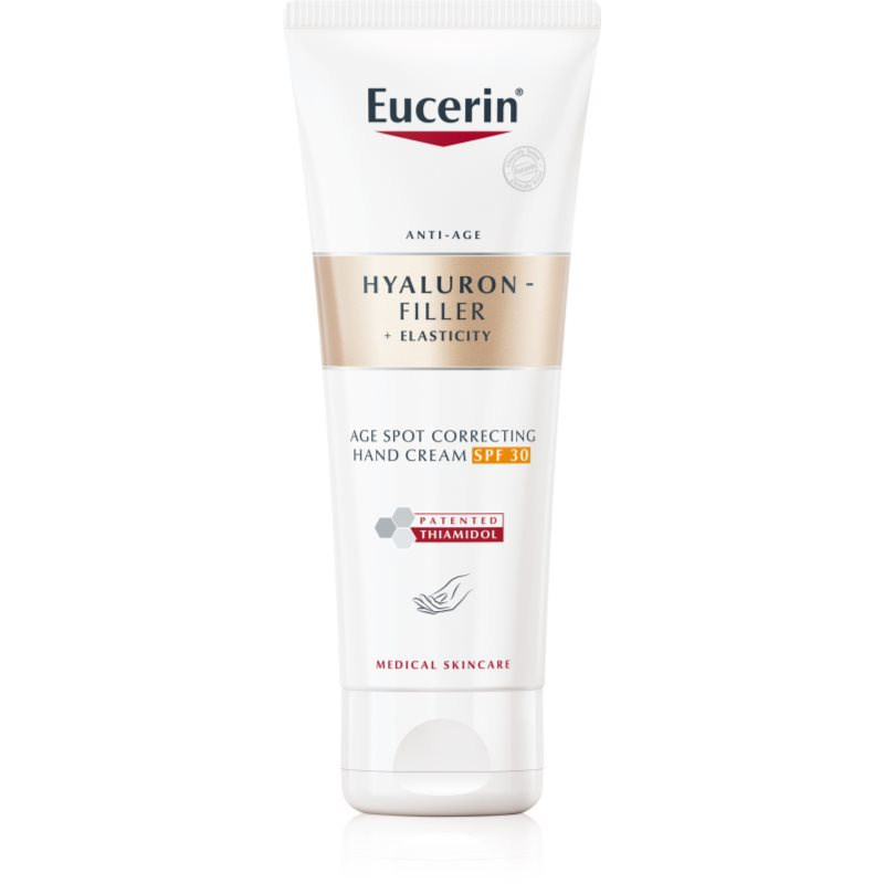 Eucerin Hyaluron-Filler + Elasticity krém na ruce proti pigmentovým skvrnám SPF 30 75 ml