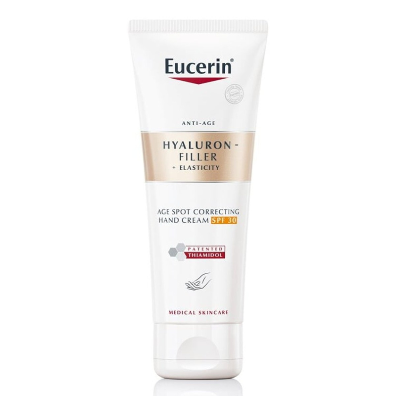 Eucerin Hyaluron-Filler + Elasticity krém na ruce proti pigmentovým skvrnám SPF 30 75 ml