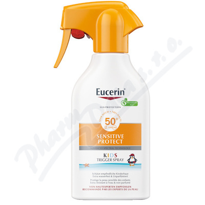 Eucerin Sensitive Protect dětský sprej na opalování SPF 50+ 250 ml