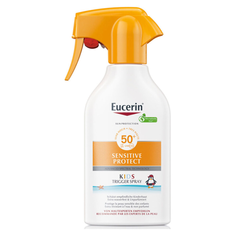 Eucerin Sensitive Protect dětský sprej na opalování SPF 50+ 250 ml