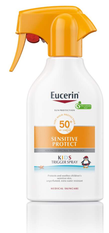 Eucerin Sensitive Protect dětský sprej na opalování SPF 50+ 250 ml