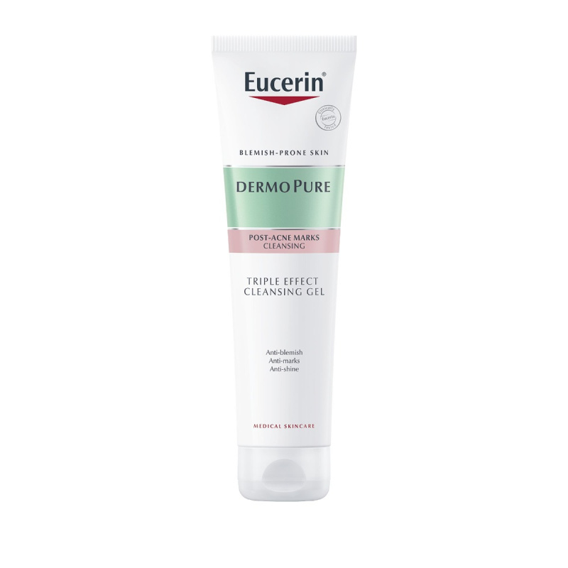 Eucerin DermoPure Triple Effect Cleansing Gel exfoliační čisticí gel s trojitým účinkem 150 ml