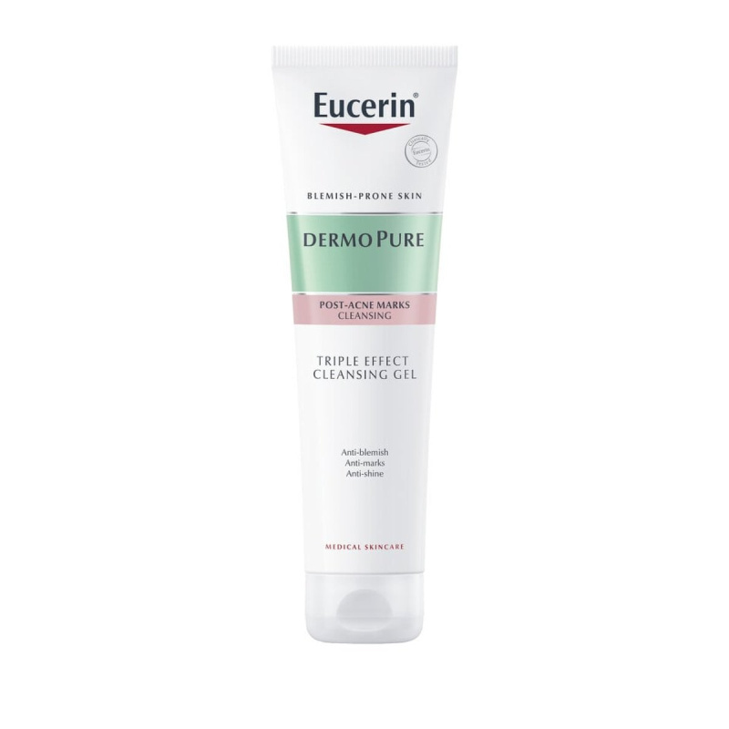 Eucerin DermoPure Triple Effect Cleansing Gel exfoliační čisticí gel s trojitým účinkem 150 ml