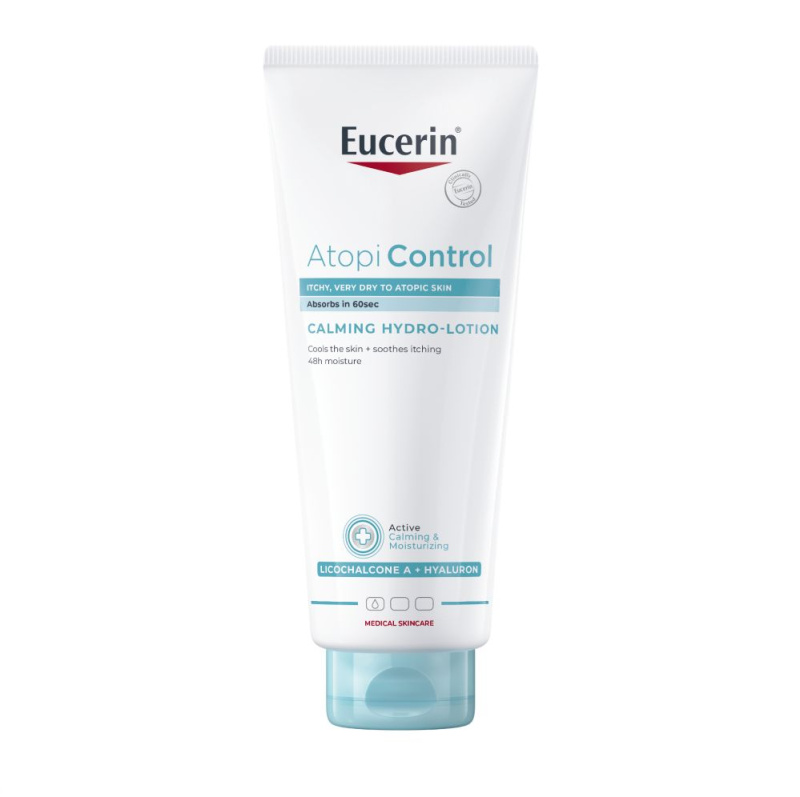 Eucerin AtopiControl Calming Hydro-Lotion zklidňující krémový neparfémovaný gel pro suchou a podrážděnou pokožku 400 ml
