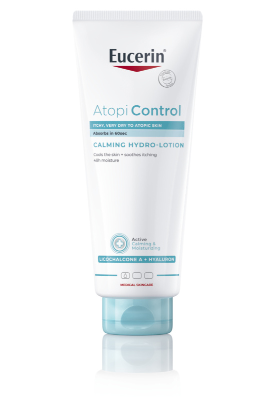 Eucerin AtopiControl Calming Hydro-Lotion zklidňující krémový neparfémovaný gel pro suchou a podrážděnou pokožku 400 ml