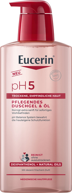 Eucerin pH5 Shower Gel & Oil zklidňující sprchový gel 400 ml