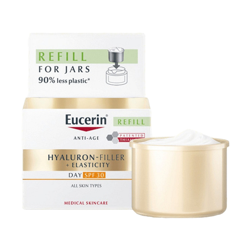 EUCERIN Hyaluron Filler + Elasticity Denní krém SPF30 REFILL, 50ml