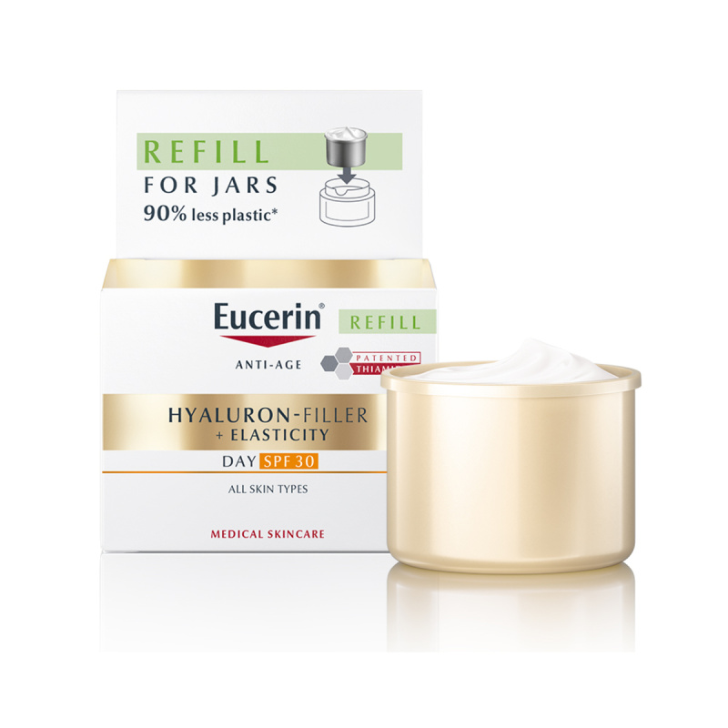 EUCERIN Hyaluron Filler + Elasticity Denní krém SPF30 REFILL, 50ml