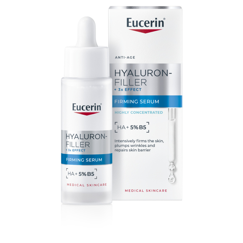 EUCERIN Hyaluron Filler + 3x EFFECT Koncentrované sérum B5, 30ml