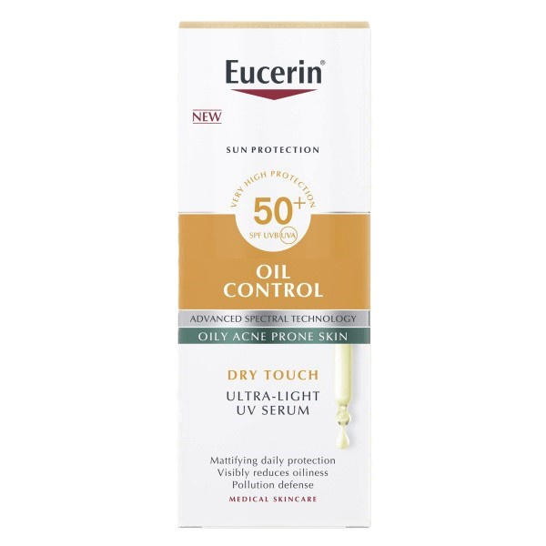 EUCERIN UV sérum na opalování na obličej Oil Control SPF 50+ 30 ml