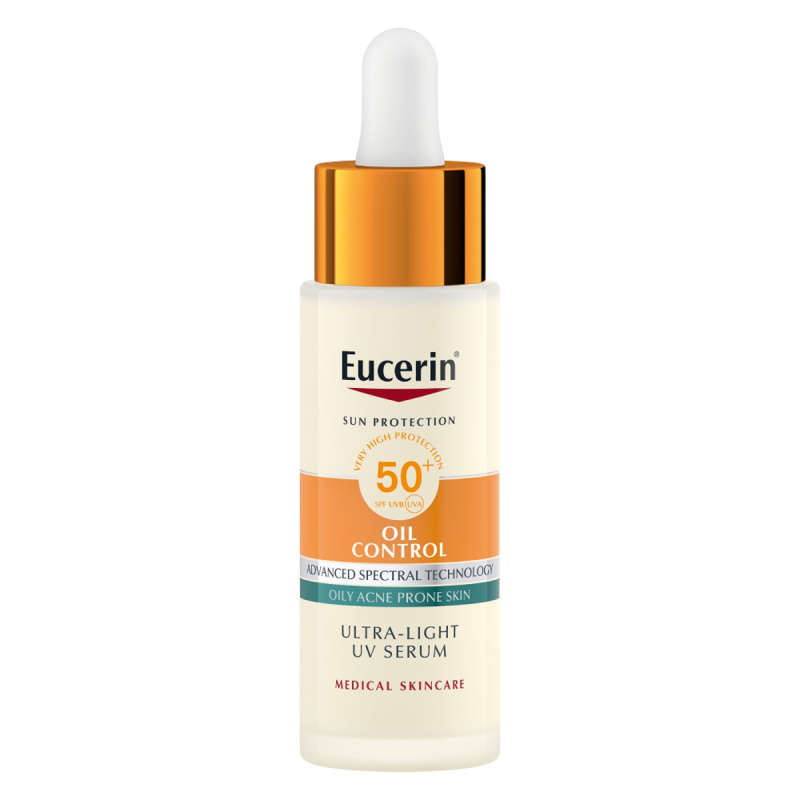 EUCERIN UV sérum na opalování na obličej Oil Control SPF 50+ 30 ml