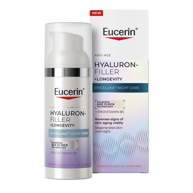 Eucerin HyalFil+Longevity Epicelline noční kr.50ml