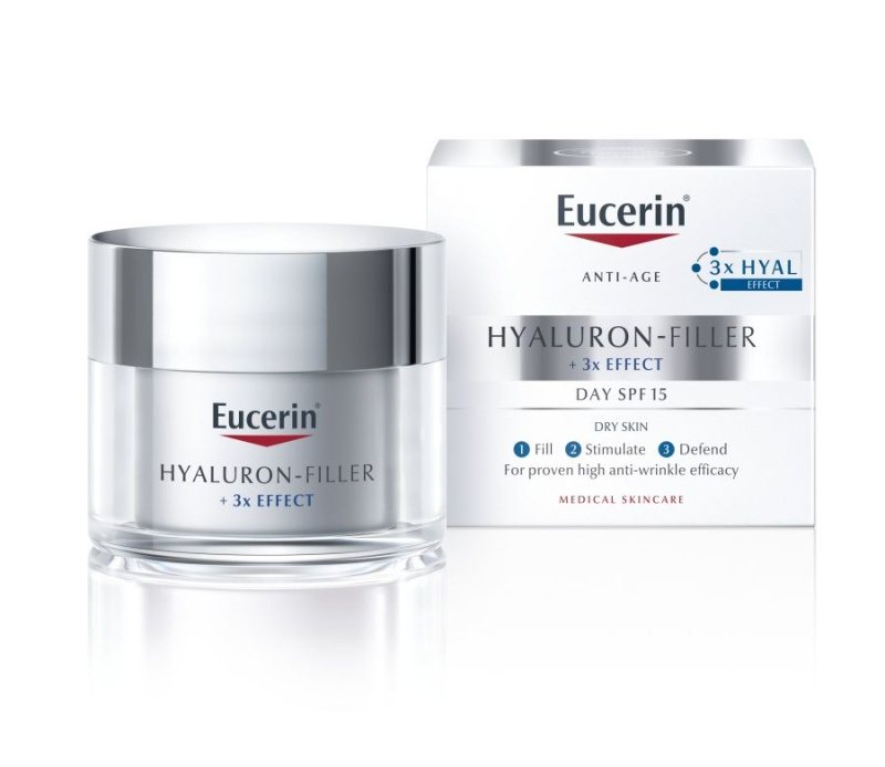 Eucerin HYALURON-FILLER+3xEFFECT denní krém 50ml