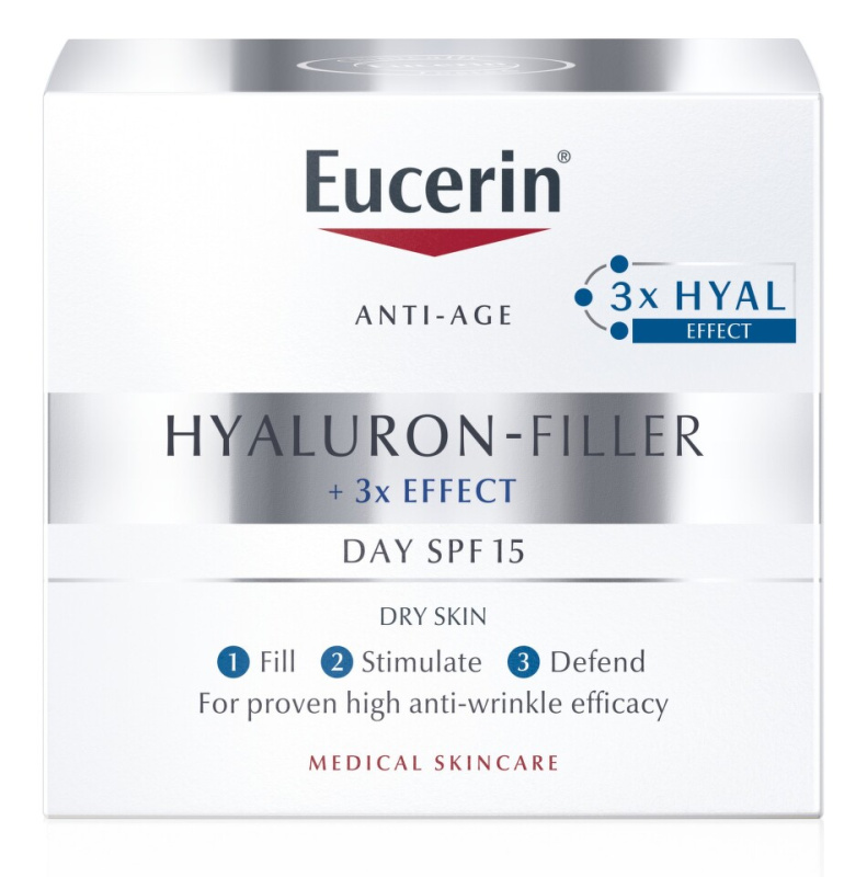 Eucerin HYALURON-FILLER+3xEFFECT denní krém 50ml