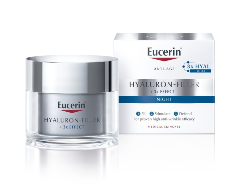 Eucerin HYALURON-FILLER+3xEFFECT noční krém 50ml