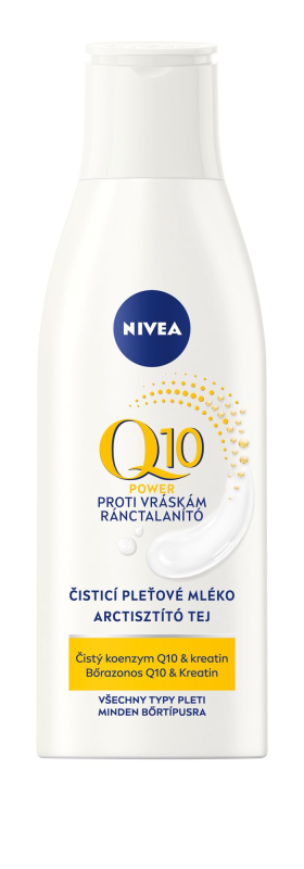 Nivea Q10 Power čisticí pleťové mléko proti vráskám 200 ml