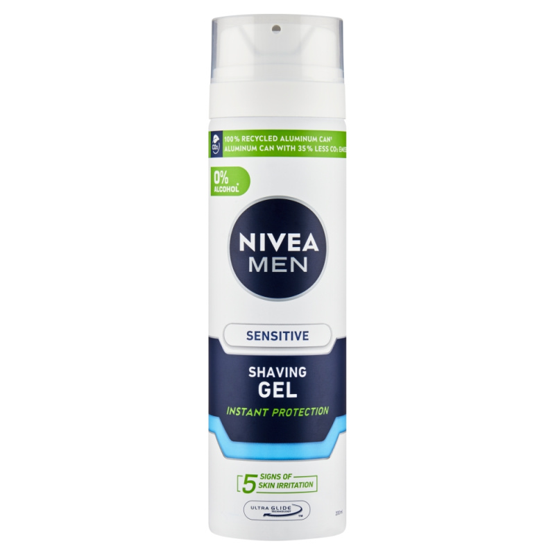 NIVEA MEN Sensitive gel na holení pro citlivou pleť pro muže 200 ml