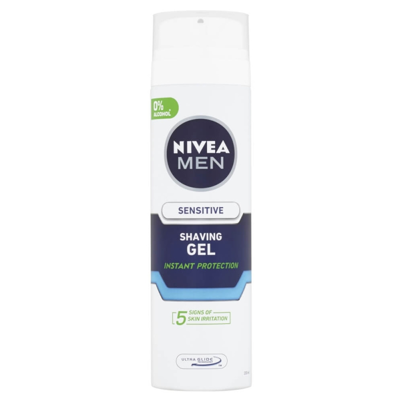NIVEA MEN Sensitive gel na holení pro citlivou pleť pro muže 200 ml