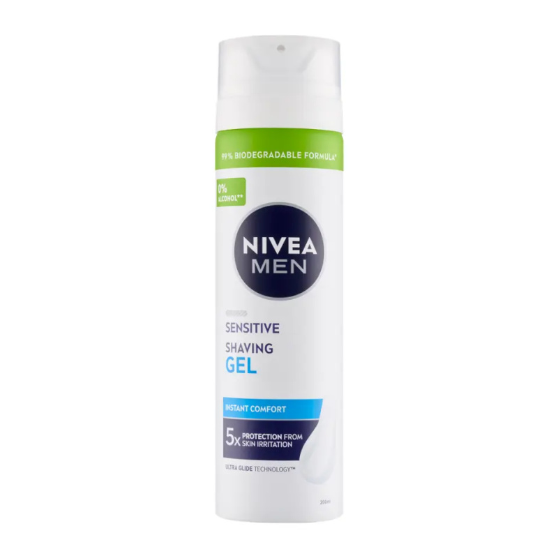 NIVEA MEN Sensitive gel na holení pro citlivou pleť pro muže 200 ml