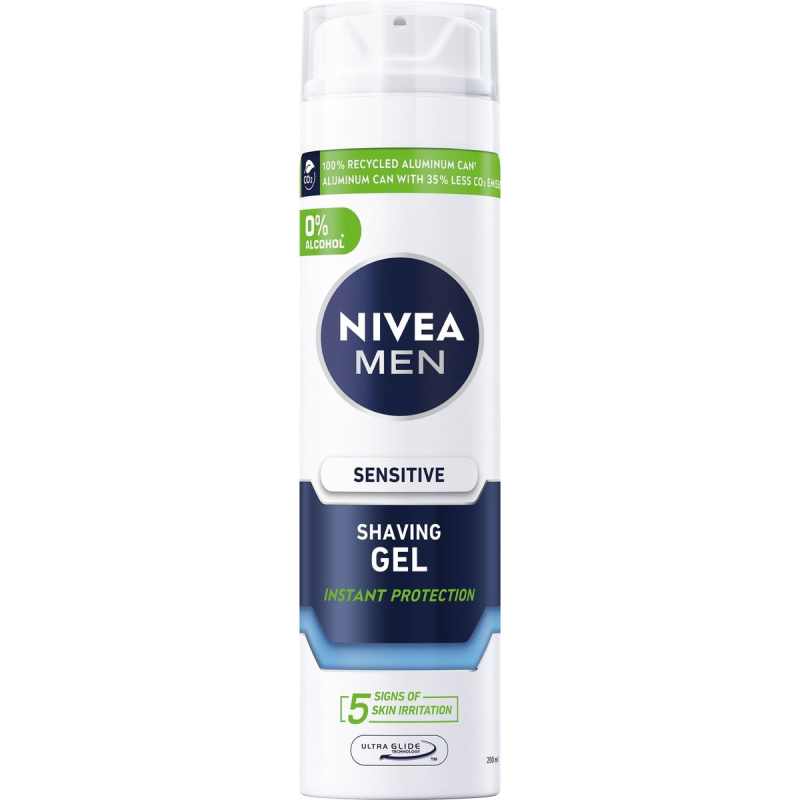 NIVEA MEN Sensitive gel na holení pro citlivou pleť pro muže 200 ml