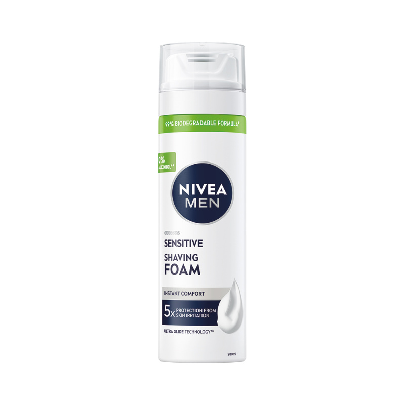 NIVEA MEN Sensitive pěna na holení pro muže 200 ml