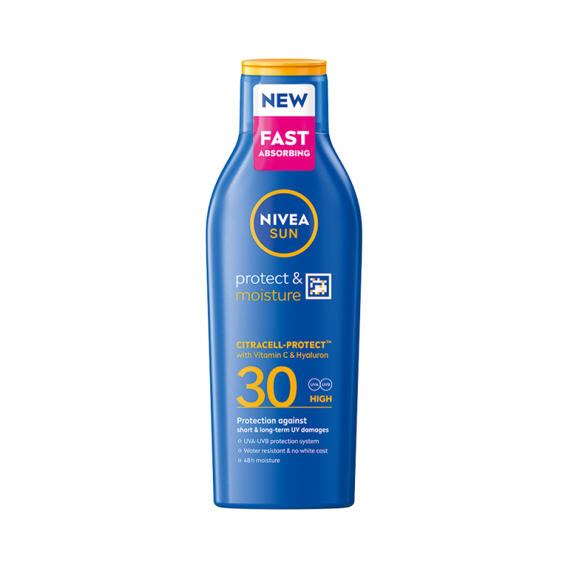 NIVEA SUN Moisturising hydratační mléko na opalování SPF 30 200 ml