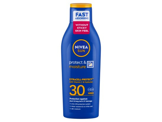 NIVEA SUN Moisturising hydratační mléko na opalování SPF 30 200 ml